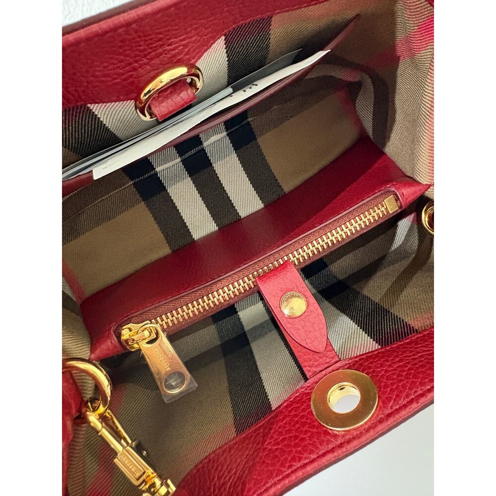Burberry Tophandle crossbody bag small red - Picture 10 of 10